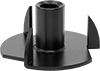 Split-Preventing Tee-Nut Threaded Inserts for Hardwood
