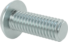 Image of Product. Back orientation. 18-8 Stainless Steel Button Head Torx Screws, M3 x 0.50 mm Thread, 8mm Long.