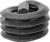 Screw-Locking Seize-Resistant Helical Threaded Inserts