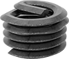 Screw-Locking Seize-Resistant Helical Threaded Inserts