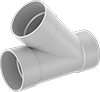 Underground Drain, Waste, and Vent PVC Pipe Fittings for Water