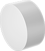 Image of Product. Front orientation. Pipe and Fittings. Underground Drain, Waste, and Vent PVC Pipe Fittings for Water, Caps, Cement Socket Female.