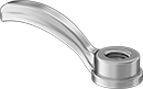 Image of Product. Front orientation. Handle Nuts. Style A.