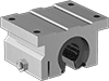High-Load Mounted Linear Ball Bearings for Support Rail Shafts