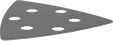 Image of Product. Bottom orientation. Sandpaper. Adhesive-Back Vacuum Sanding Sheets for Detail Sanders, Triangle.