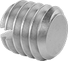 Slotted Stainless Steel Flat-Tip Set Screws