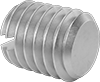 Slotted Stainless Steel Flat-Tip Set Screws