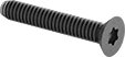 Image of Product. Front orientation. Wood Screws. Steel Torx Flat Head Screws for Joining Wood to Sheet Metal.