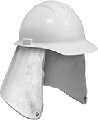 Image of Product. Shown with Hard Hat (Sold Separately). Front orientation. Hard Hat Shrouds.