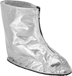 Image of Product. Front orientation. Shoe Covers. Heat-Reflecting Aluminized Shoe Covers, Boot Covers.