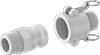 Cam-and-Groove Hose Couplings for Food and Beverage