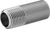 Standard-Wall Stainless Steel Threaded Pipe Nipples and Pipe