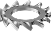 Tight-Grip External-Tooth Lock Washers