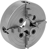 Image of Product. Front orientation. Lathe Chucks. Lathe Chucks for Non-Round Workpieces, Stepped Jaw.