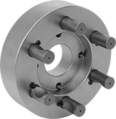 Image of Product. Front orientation. Lathe Chuck Mounts. Lathe Chucks for Non-Round Workpieces.