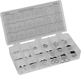 Image of Product. Front orientation. Shims. Round, Sold as Assortments, Shoulder Lengthening.