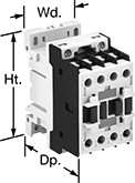 Image of Product. Front orientation. Contains Annotated. Infrequent-Cycle Relays. Touch-Safe DIN-Rail Mount Infrequent-Cycle Relays, 12 Terminals.