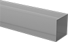 Clear Impact-Resistant Polycarbonate Bars
