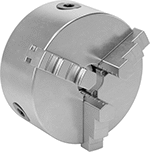 Image of Product. Front. Front orientation. Lathe Chucks. Economy Lathe Chucks, Stepped Jaw, Self-Centering, .