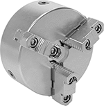 Image of Product. Front. Front orientation. Lathe Chucks. Economy Lathe Chucks, , Tongue and Groove Jaw, Self-Centering.