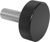 Image of Product. Front orientation. Thumb Screws. Plastic-Knurled-Head Thumb Screws.