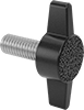 Two-Arm Plastic-Head Thumb Screws