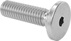 Ultra-Low-Profile Stainless Steel Socket Head Screws
