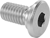 Ultra-Low-Profile Stainless Steel Socket Head Screws