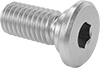Ultra-Low-Profile Stainless Steel Socket Head Screws
