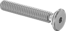 Image of Product. Front orientation. Socket Head Screws. Ultra-Low-Profile Stainless Steel Socket Head Screws.