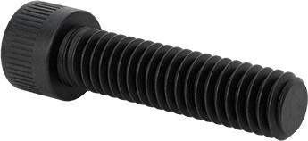 Image of Product. Back orientation. Black-Oxide Alloy Steel Socket Head Screw, 5/16"-18 Thread Size, 1-1/4" Long.
