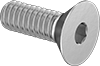 Mil. Spec. Alloy Steel Hex Drive Flat Head Screws