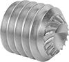 Serrated-Locking Stainless Steel Cup-Tip Set Screws