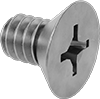 Mil. Spec. Steel Phillips Flat Head Screws