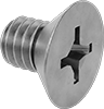 Mil. Spec. Steel Phillips Flat Head Screws