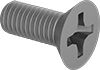 Mil. Spec. Stainless Steel Phillips Flat Head Screws