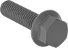 Fiberglass Flanged Hex Head Screws