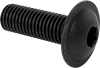 Steel Flanged Button Head Hex-Drive Screws