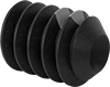 Thread-Locking Steel Cup-Tip Set Screws