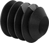 Thread-Locking Steel Cup-Tip Set Screws