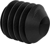Thread-Locking Steel Cup-Tip Set Screws