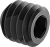 Thread-Locking Steel Cup-Tip Set Screws