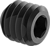 Thread-Locking Steel Cup-Tip Set Screws