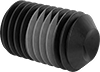 Thread-Locking Steel Cup-Tip Set Screws
