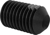 Thread-Locking Steel Cup-Tip Set Screws