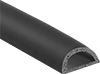 Water- and Weather-Resistant Hollow Foam Rubber Surface-Mount Seals