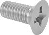Steel Phillips Flat Head Screws