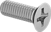 Metric Steel Phillips Flat Head Screws