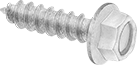 Image of Product. Front orientation. Wood Screws. Steel Flanged Hex Head Wood Screws.