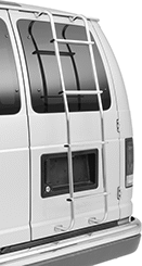 Image of ProductInUse. Front orientation. Ladders. Van-Mount Ladders.